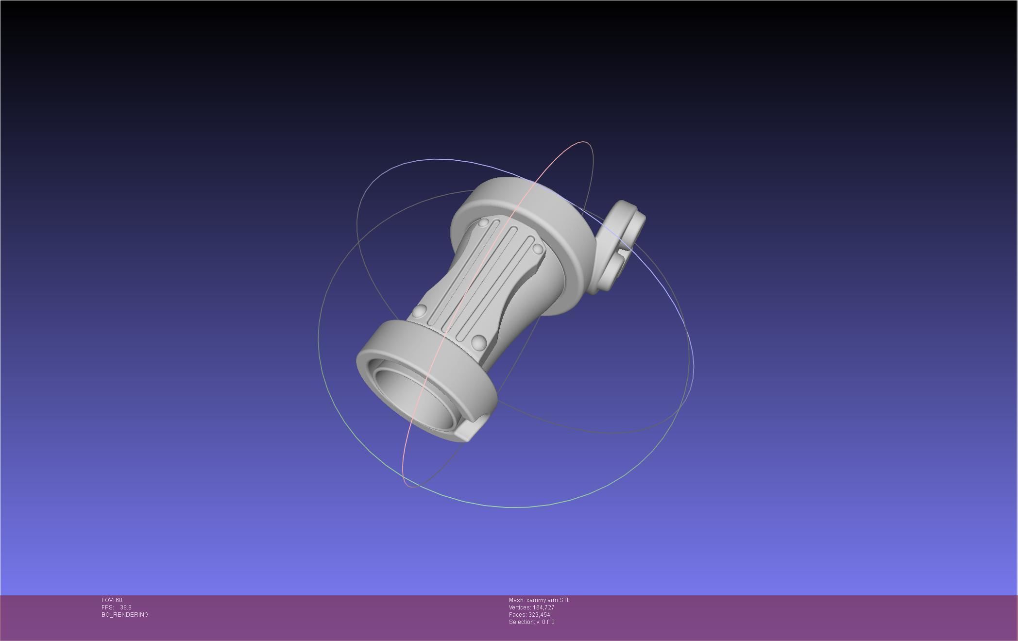 Street Fighter Cammy Gauntlet And Glove Back 3D print model_42