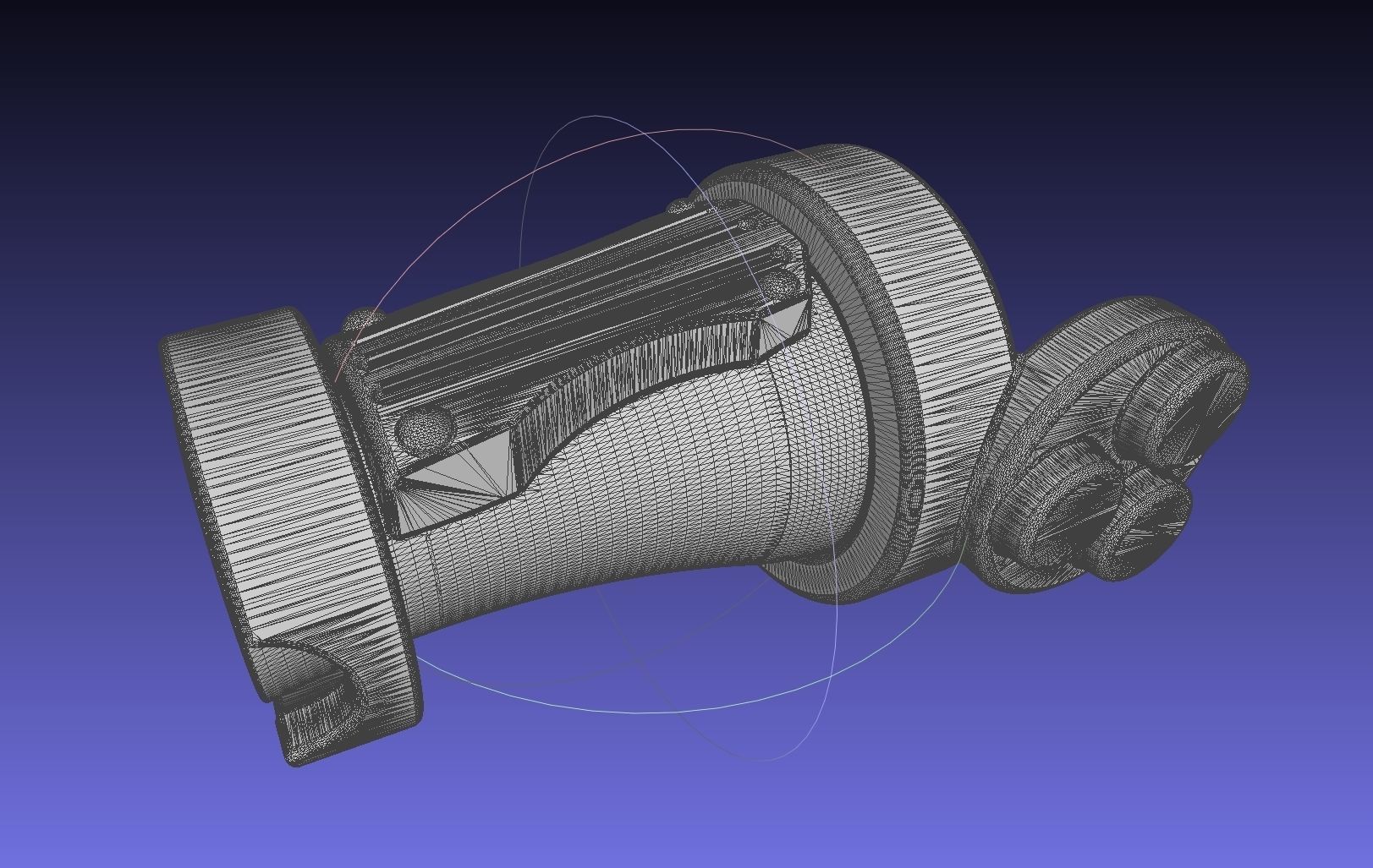 Street Fighter Cammy Gauntlet And Glove Back 3D print model_14