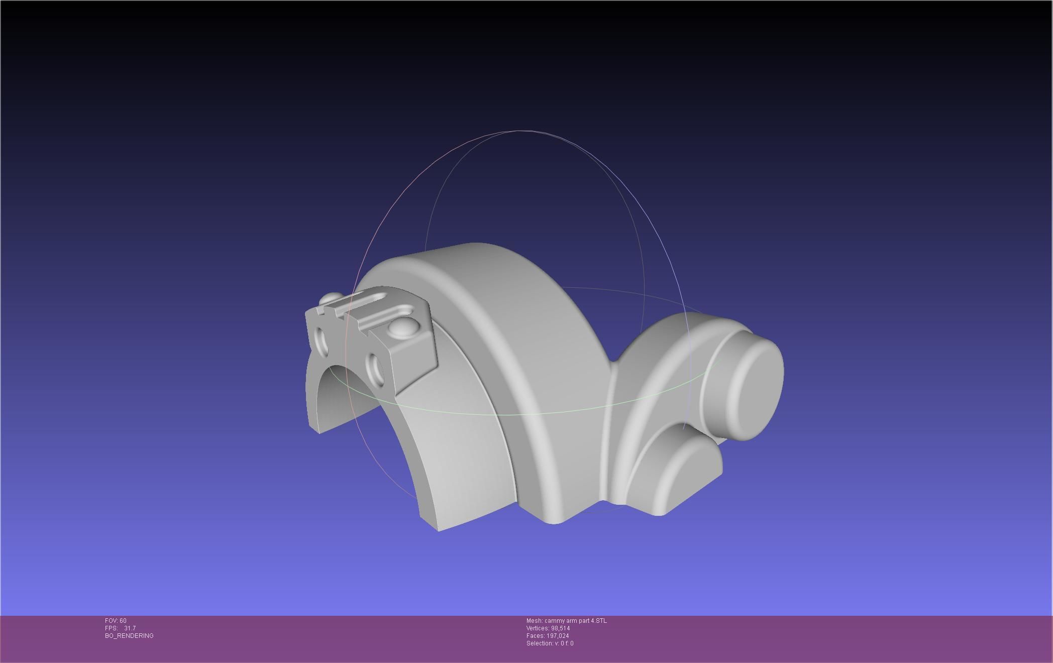 Street Fighter Cammy Gauntlet And Glove Back 3D print model_117