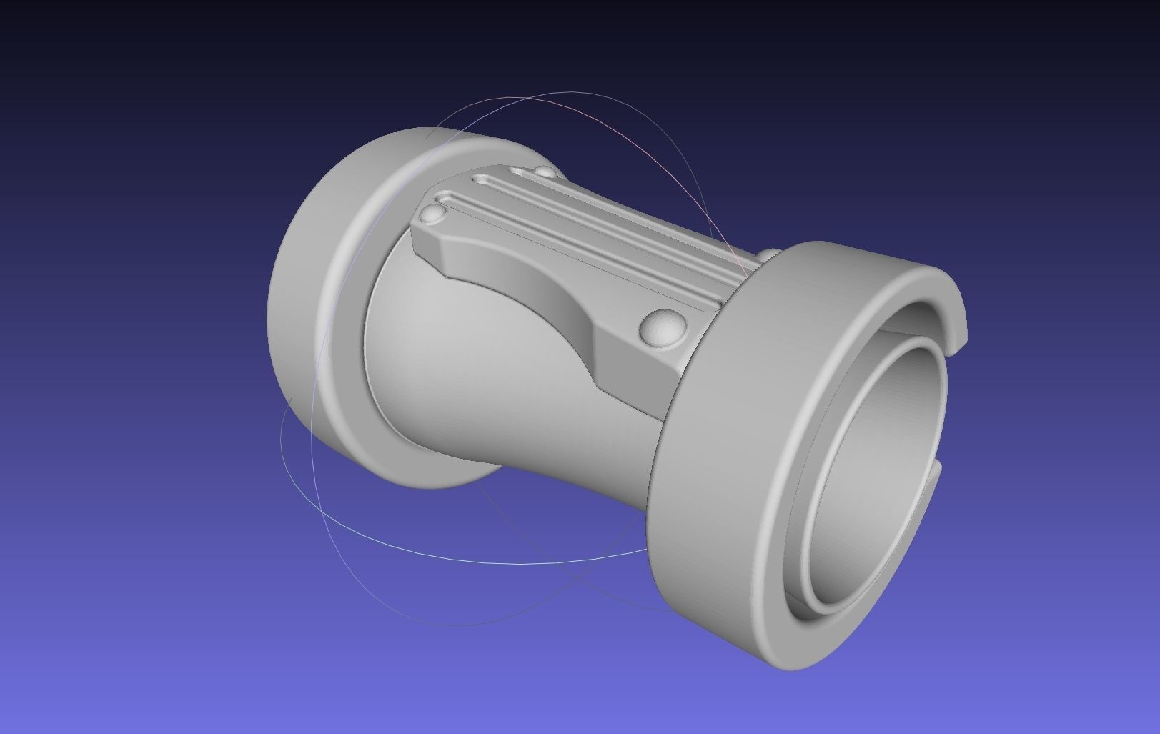 Street Fighter Cammy Gauntlet And Glove Back 3D print model_31