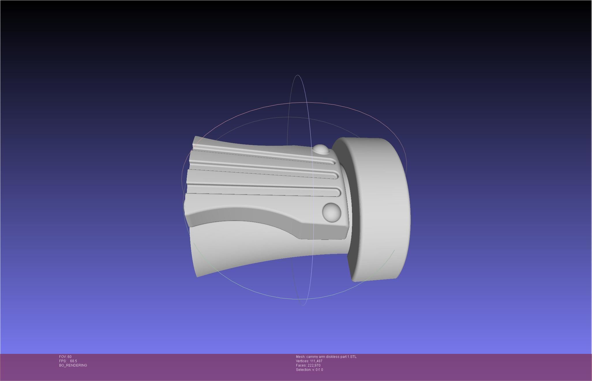 Street Fighter Cammy Gauntlet And Glove Back 3D print model_94