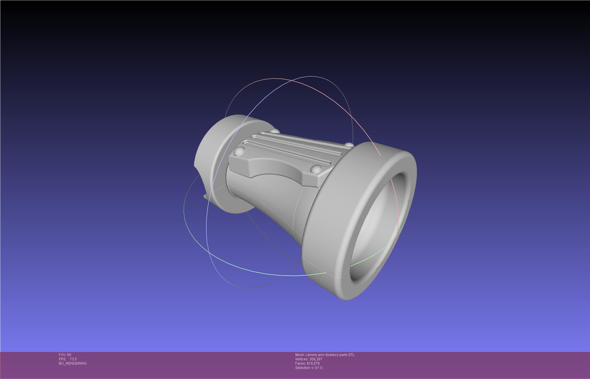 Street Fighter Cammy Gauntlet And Glove Back 3D print model_87