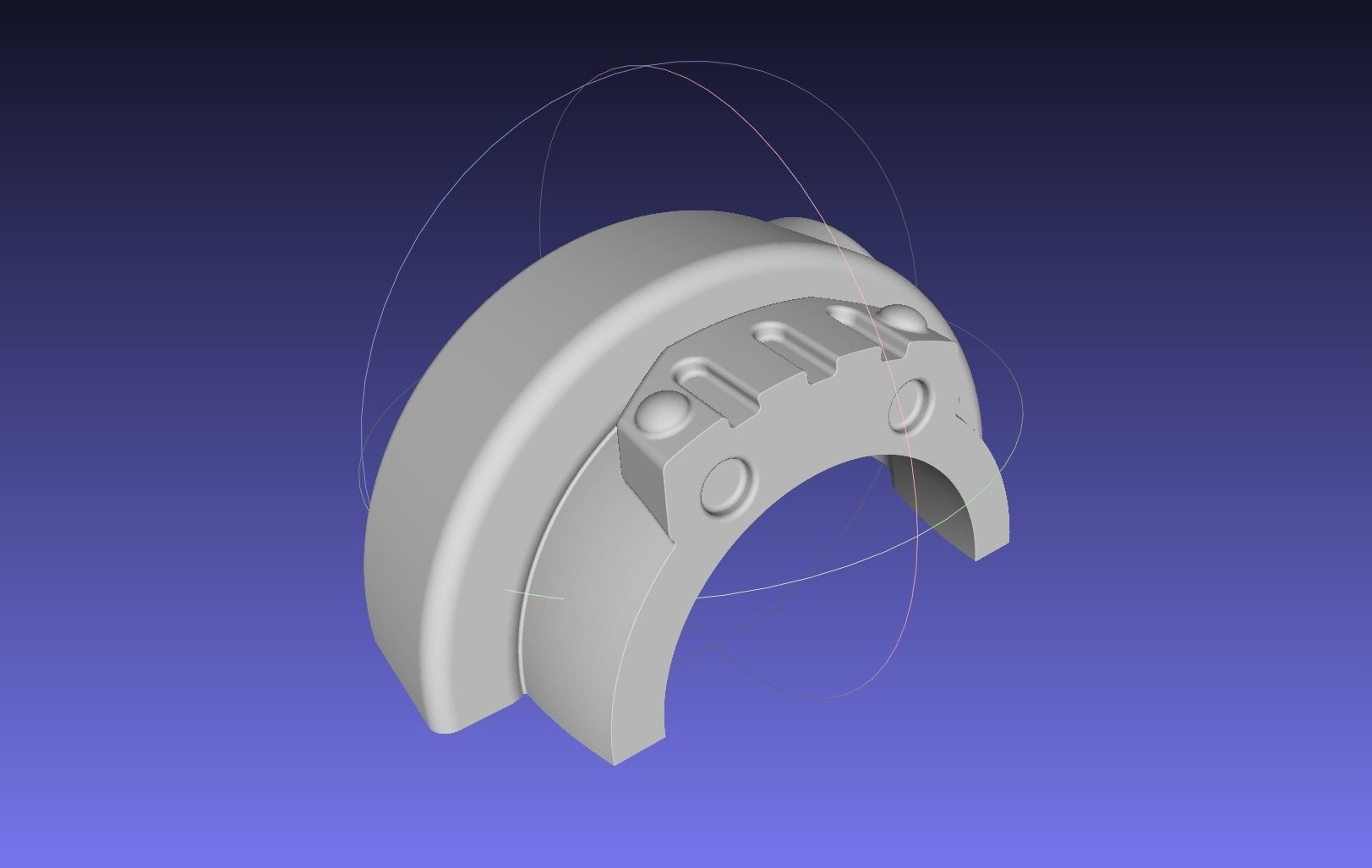 Street Fighter Cammy Gauntlet And Glove Back 3D print model_21