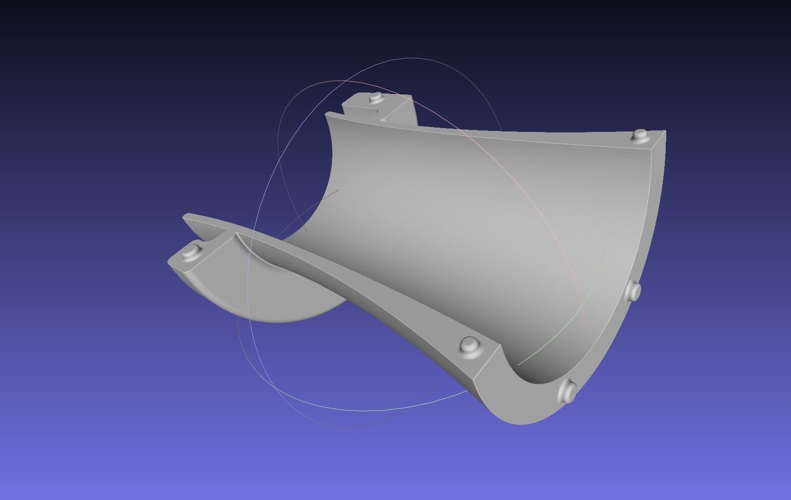 Street Fighter Cammy Gauntlet And Glove Back 3D print model_20