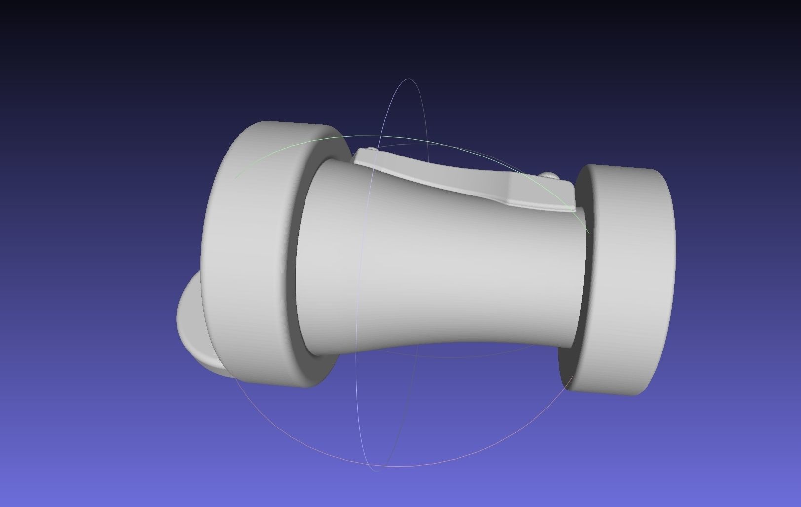 Street Fighter Cammy Gauntlet And Glove Back 3D print model_32