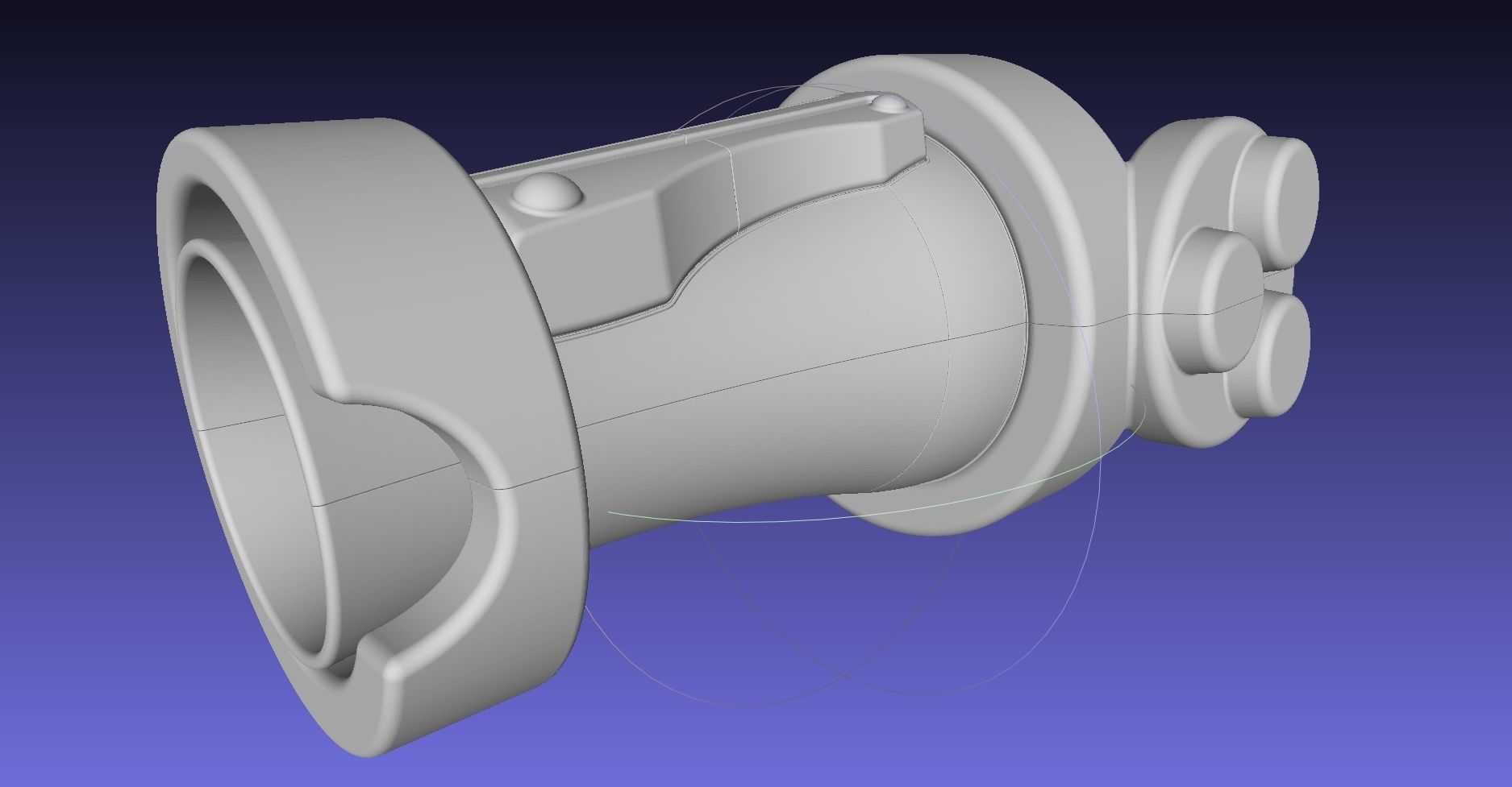 Street Fighter Cammy Gauntlet And Glove Back 3D print model_36