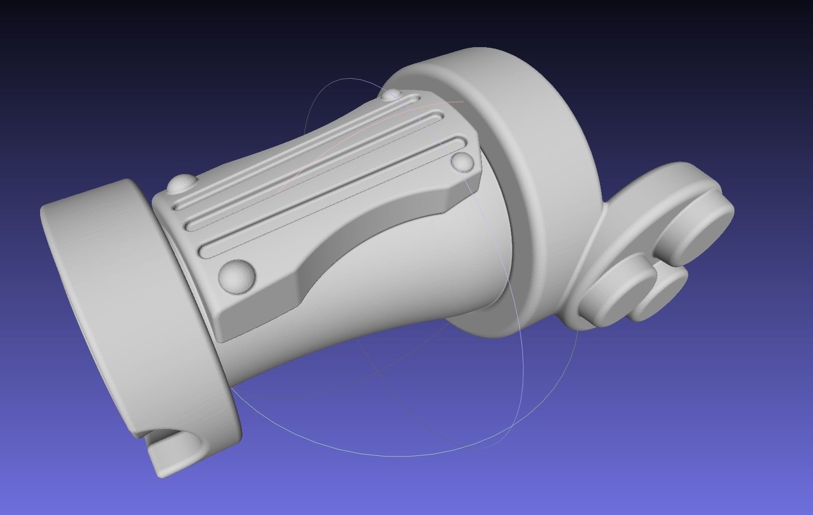 Street Fighter Cammy Gauntlet And Glove Back 3D print model_8