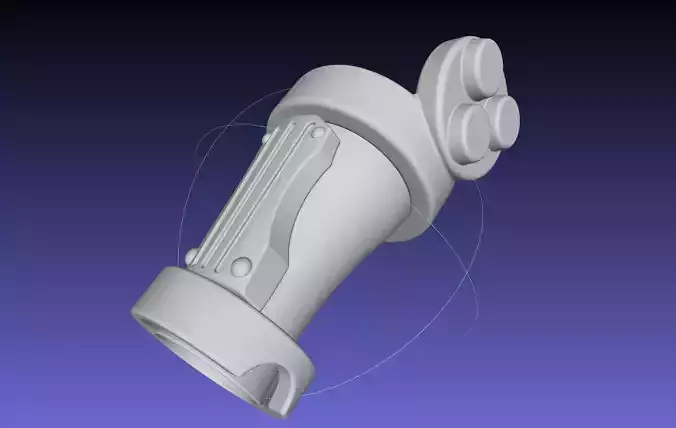 Street Fighter Cammy Gauntlet And Glove Back 3D print model