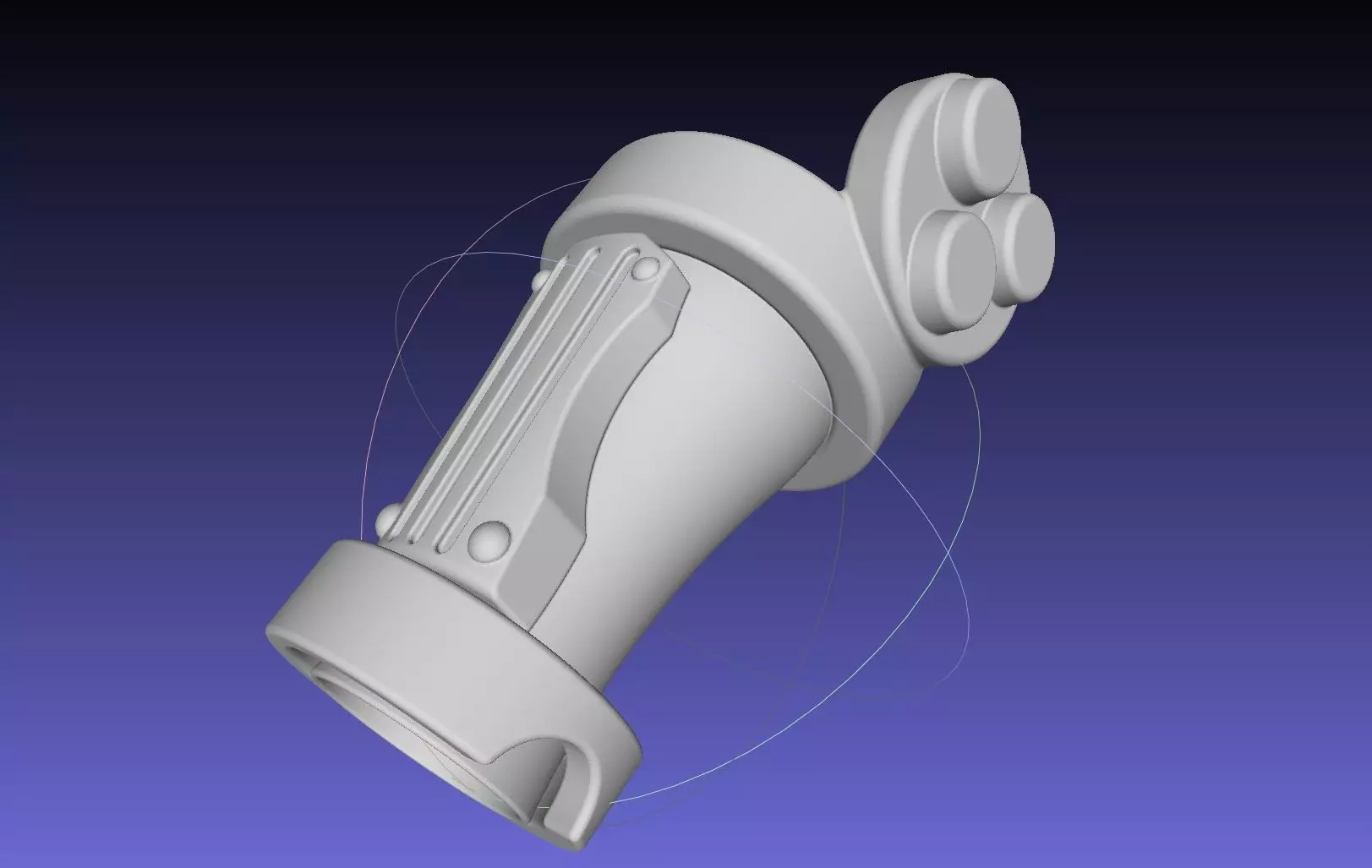 Street Fighter Cammy Gauntlet And Glove Back 3D print model_0