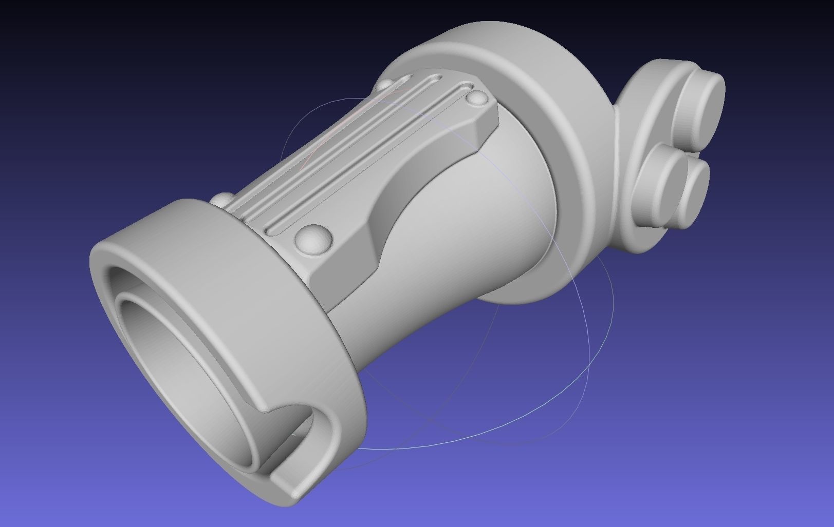 Street Fighter Cammy Gauntlet And Glove Back 3D print model_9