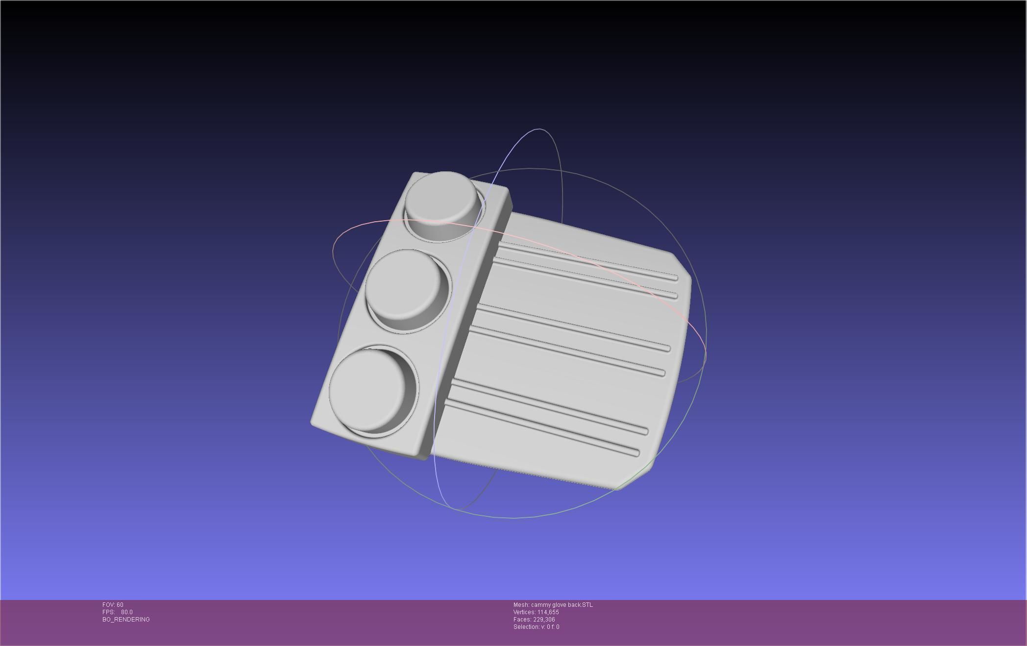 Street Fighter Cammy Gauntlet And Glove Back 3D print model_64