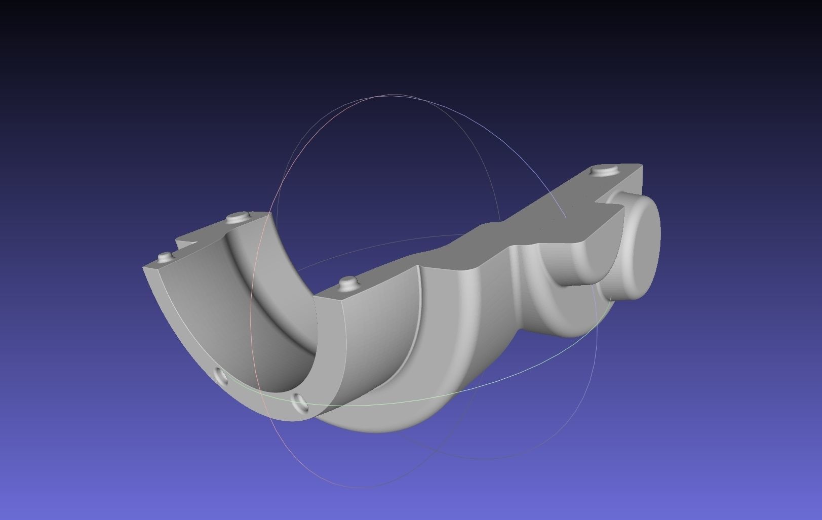 Street Fighter Cammy Gauntlet And Glove Back 3D print model_24