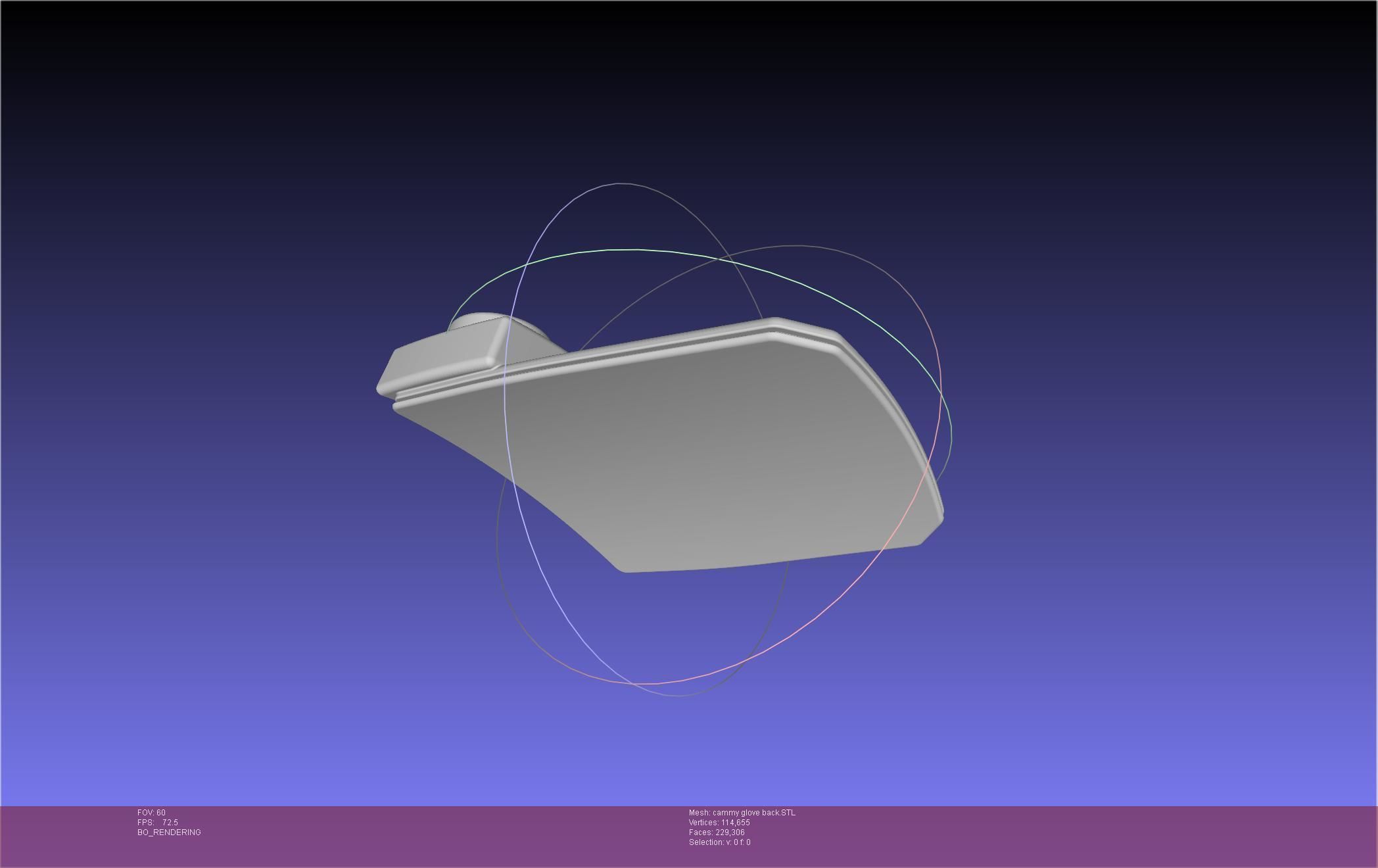 Street Fighter Cammy Gauntlet And Glove Back 3D print model_62