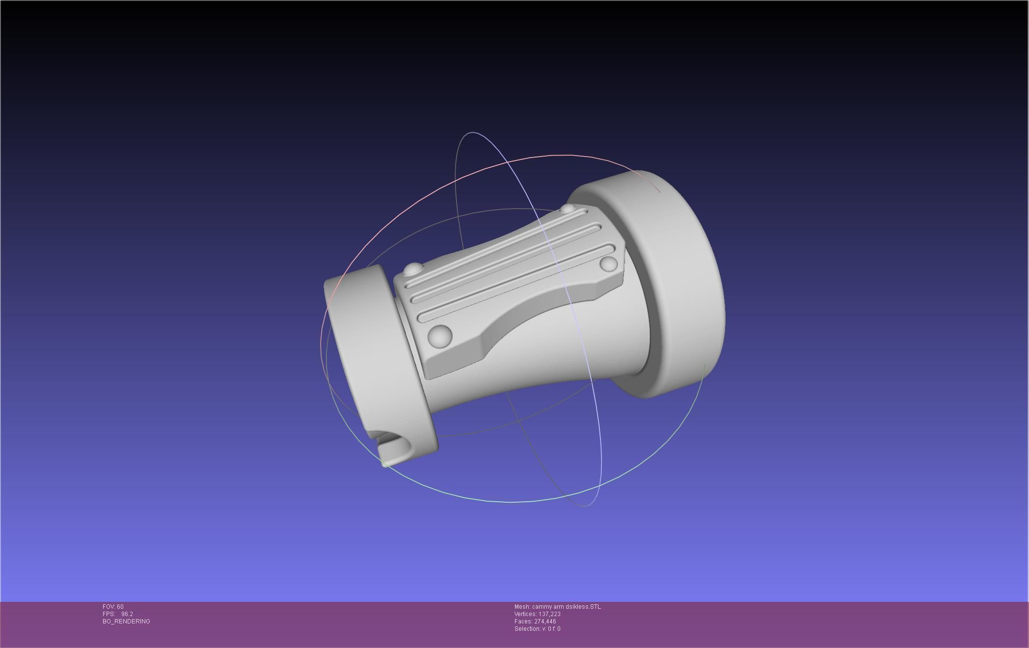 Street Fighter Cammy Gauntlet And Glove Back 3D print model_69