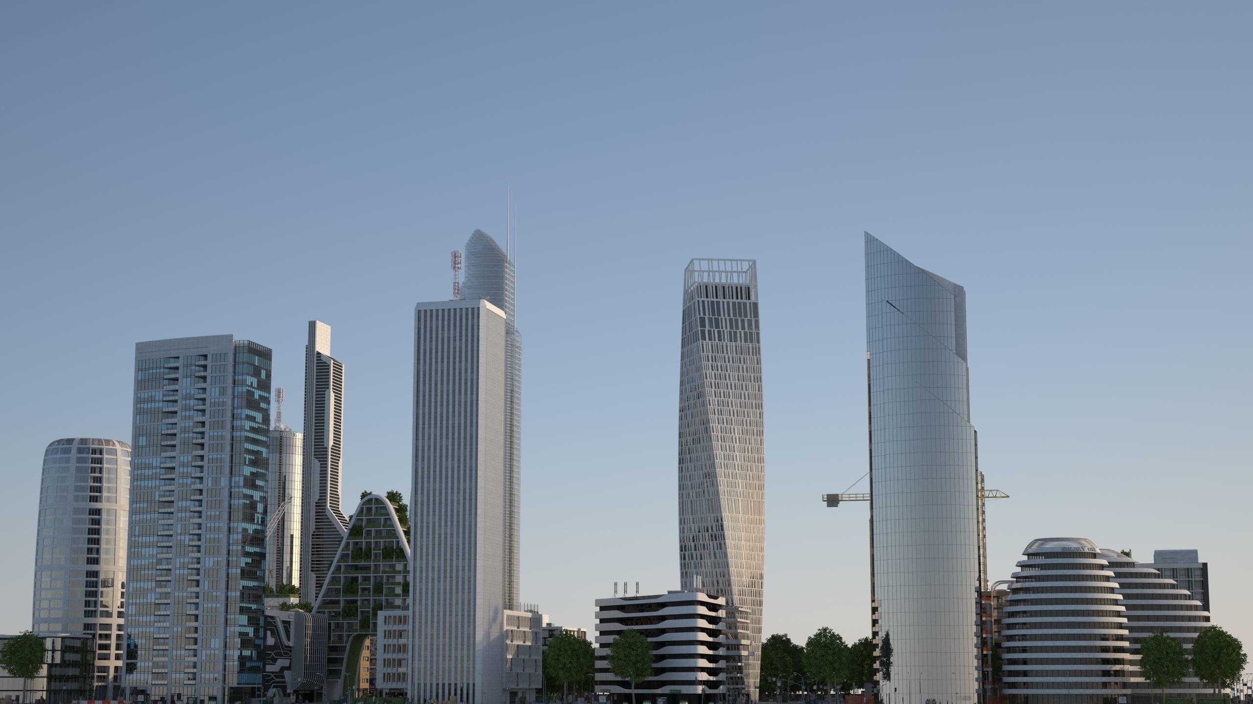 Park City 2 Low-poly 3D model_17