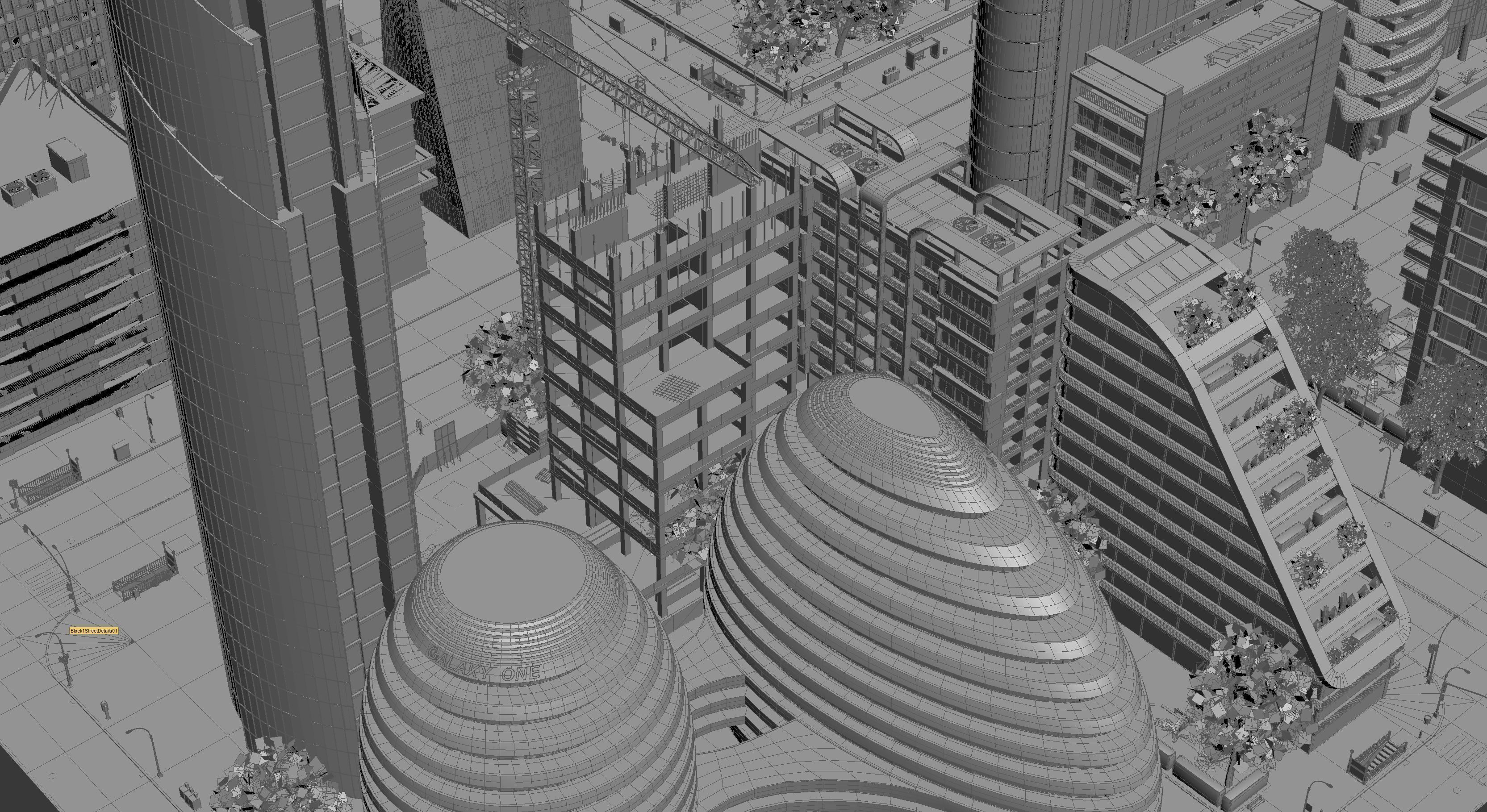 Park City 2 Low-poly 3D model_32