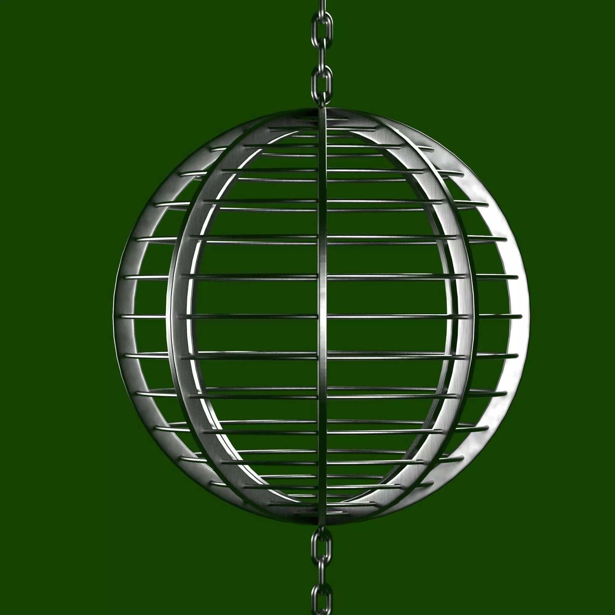 Metal Cage Free low-poly 3D model