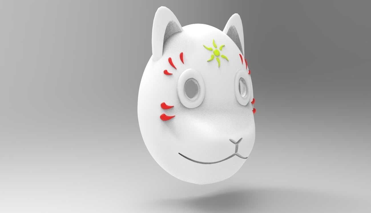 Anime MASK Free 3D print model_1