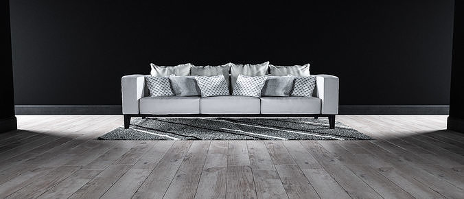 Sofa set - Interior Furniture 09 3D model
