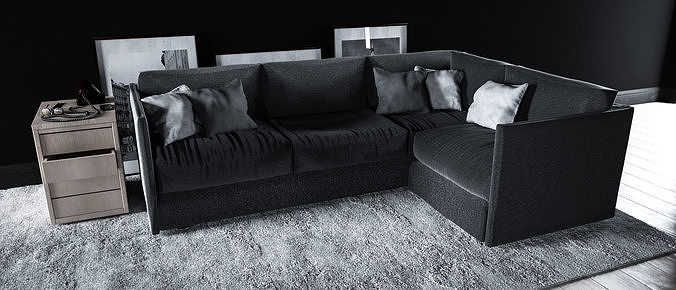 Sofa set - Interior Furniture 10 3D model
