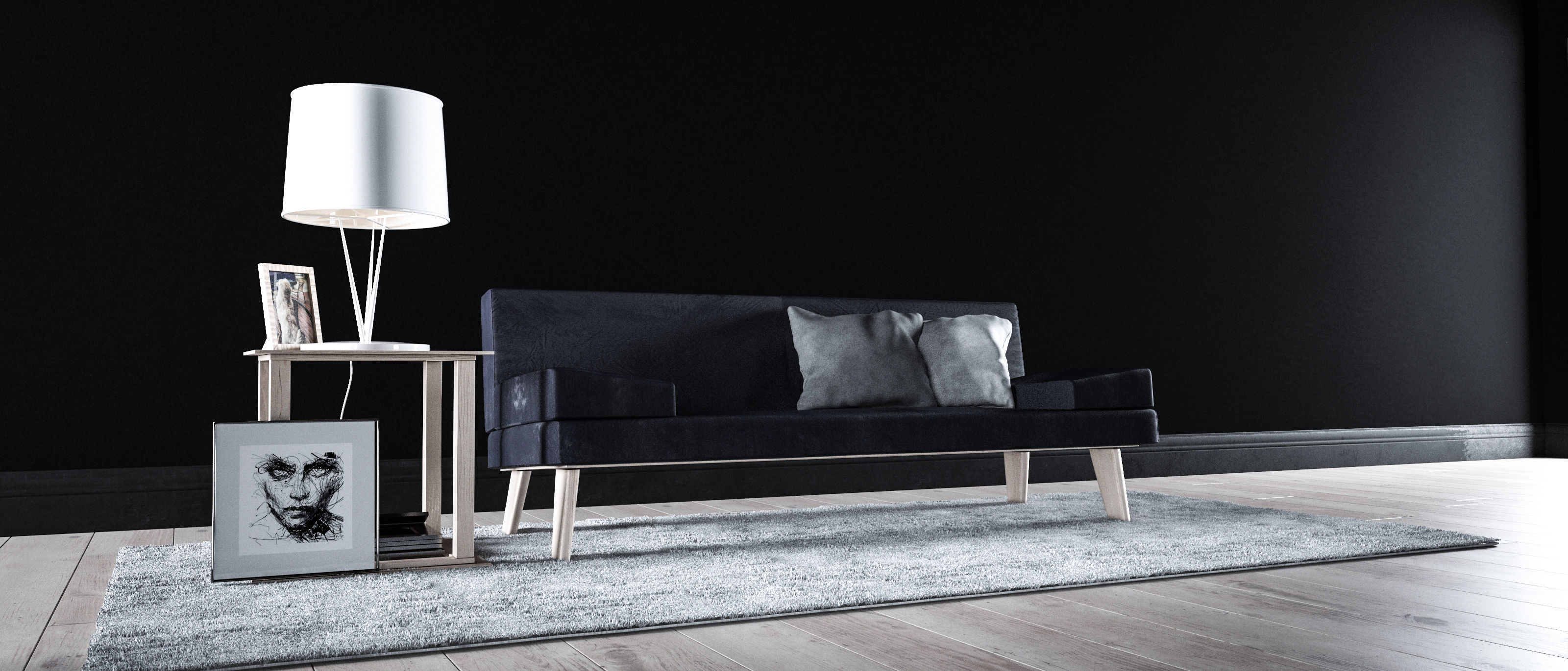 Sofa sets - Interior Furniture 3D Model Collection_20