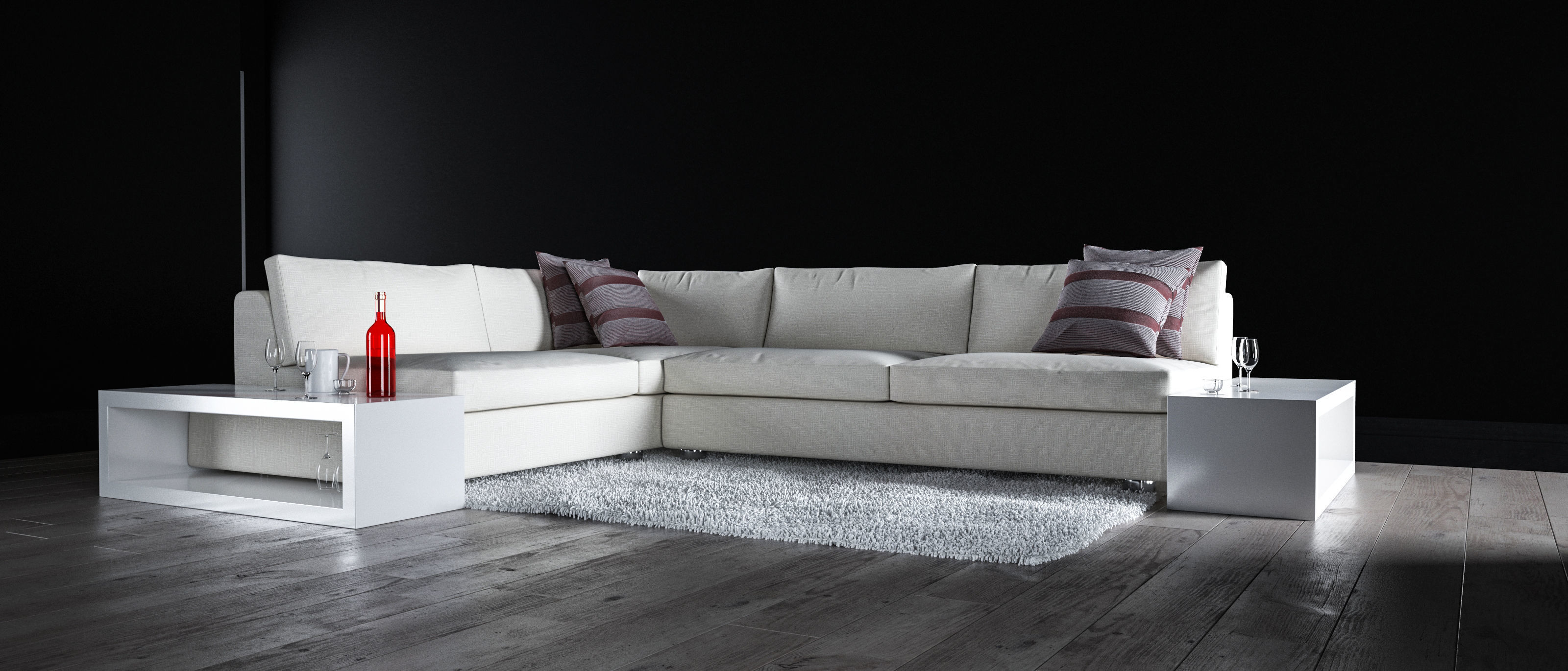 Sofa sets - Interior Furniture 3D Model Collection_17