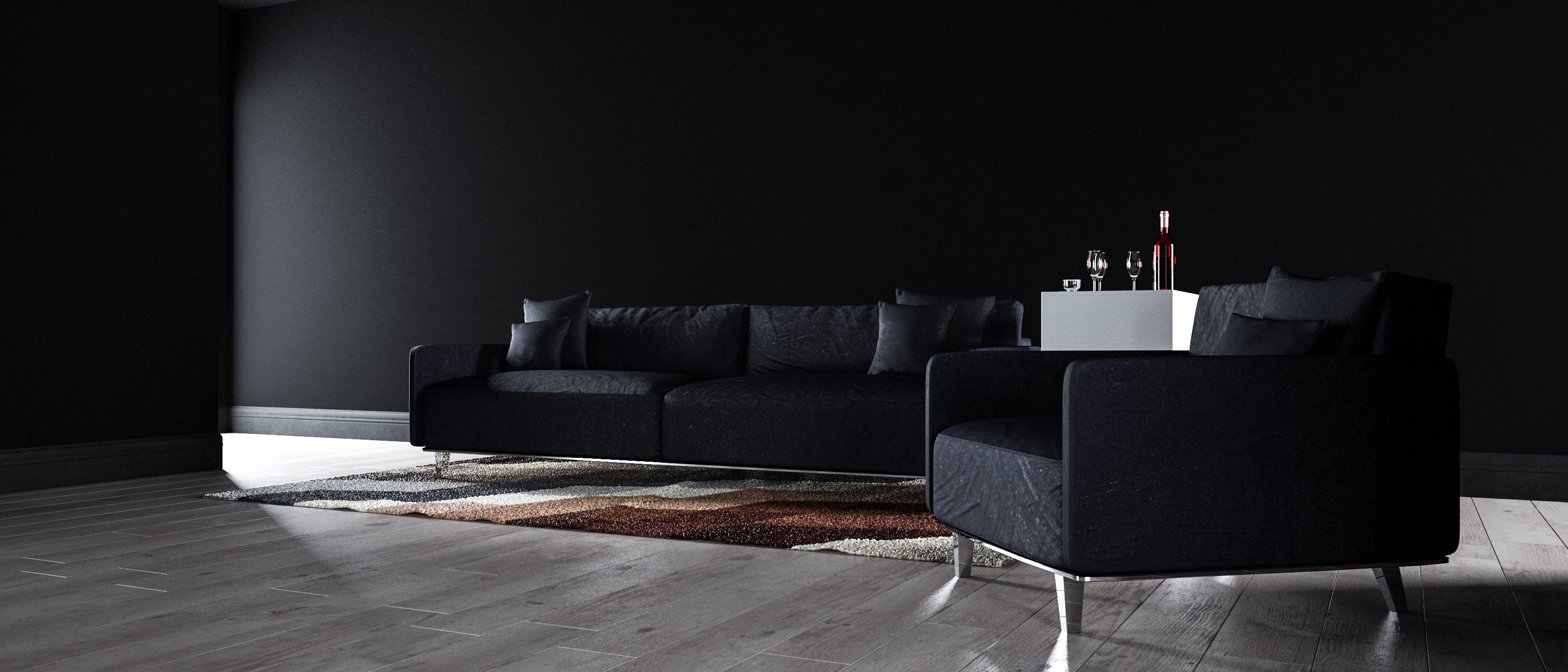 Sofa sets - Interior Furniture 3D Model Collection_15