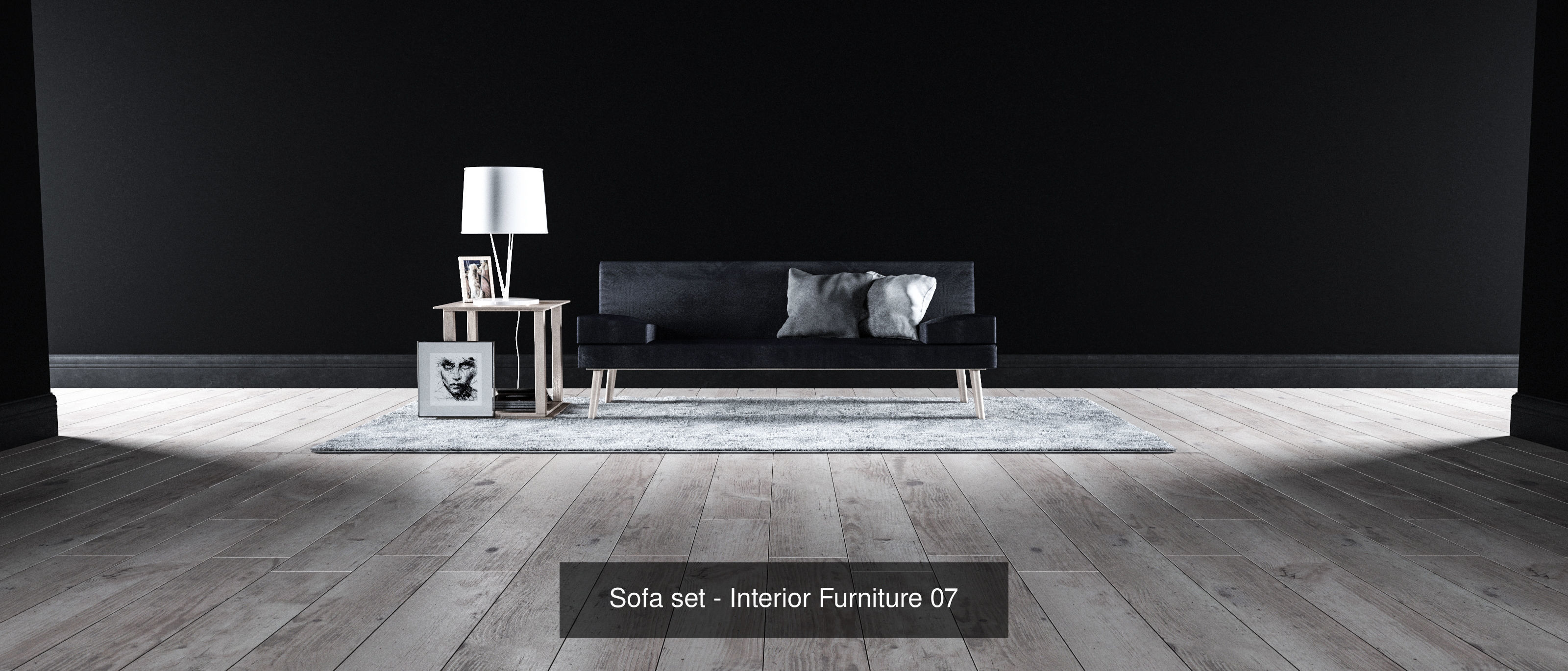 Sofa sets - Interior Furniture 3D Model Collection_19