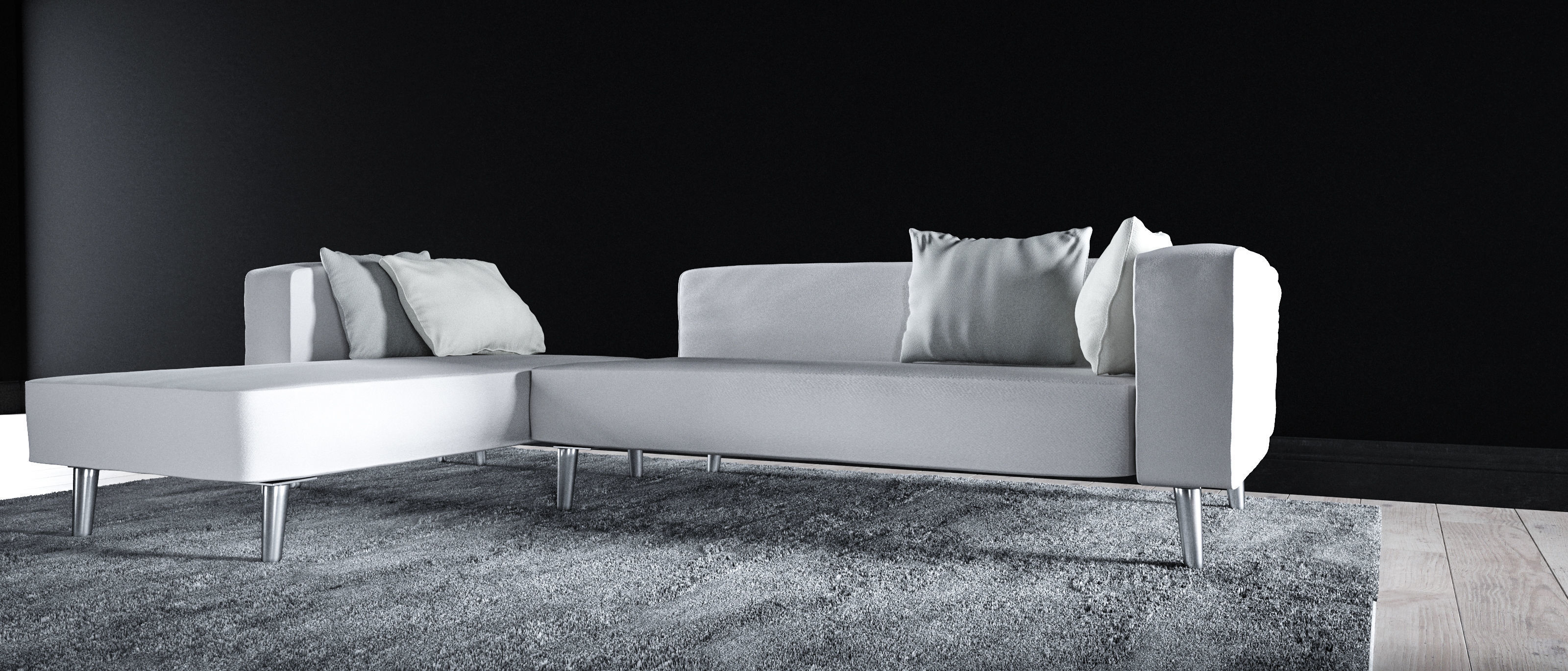 Sofa sets - Interior Furniture 3D Model Collection_3