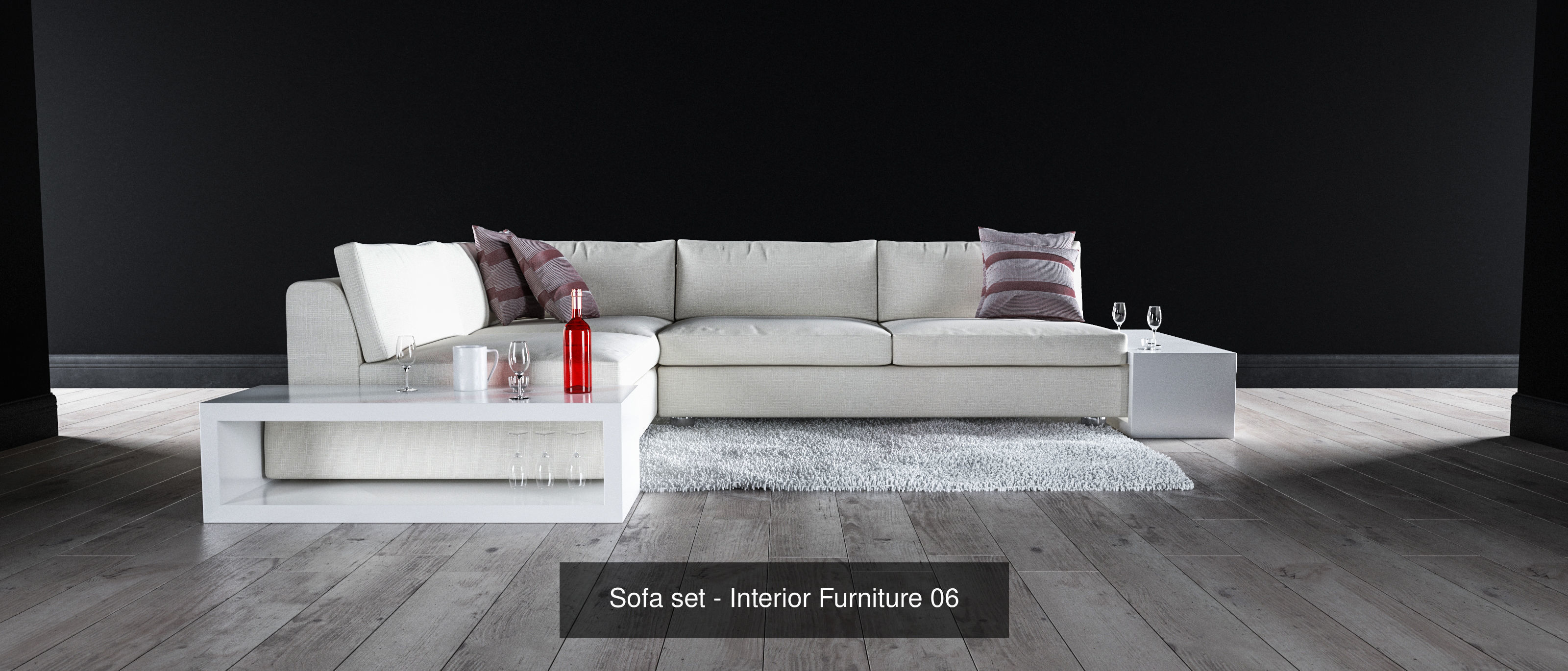 Sofa sets - Interior Furniture 3D Model Collection_16