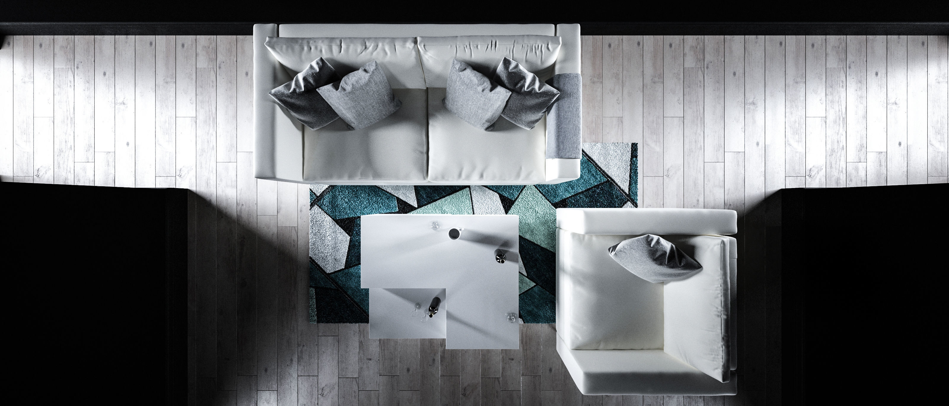 Sofa sets - Interior Furniture 3D Model Collection_24