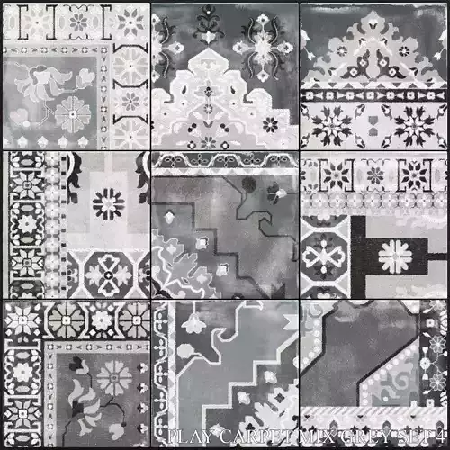 ABK Play Carpet Mix Grey Set 4