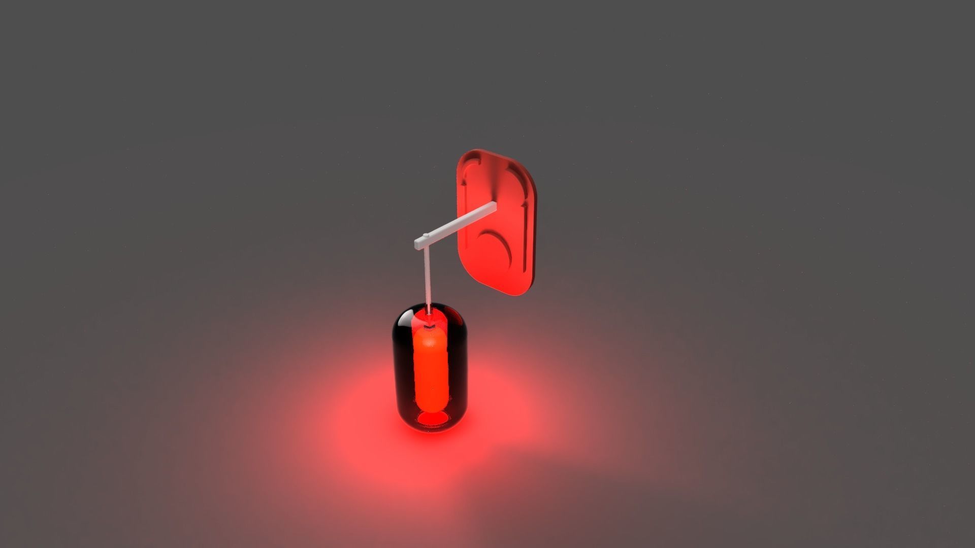 Wall lamp Free 3D model_1