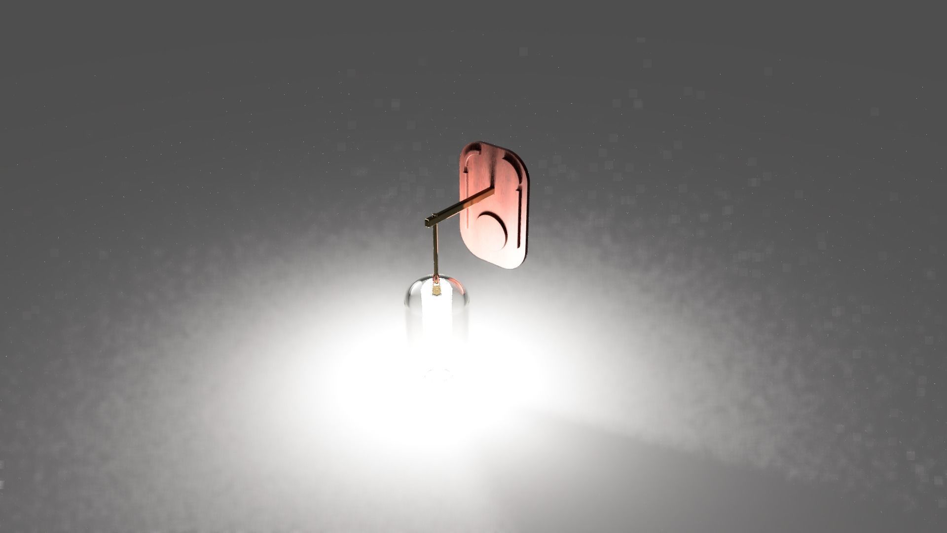 Wall lamp Free 3D model_2