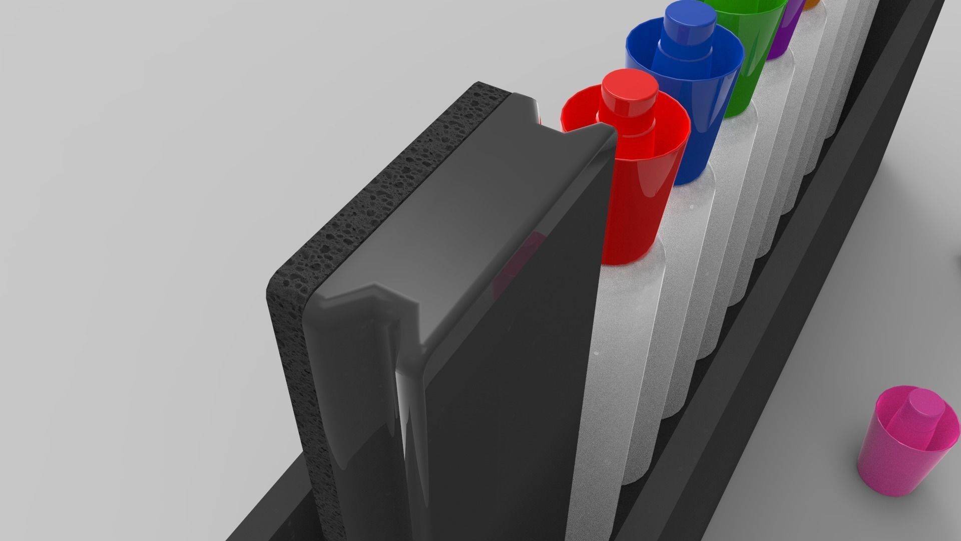 Markers and Eraser 3D model_8