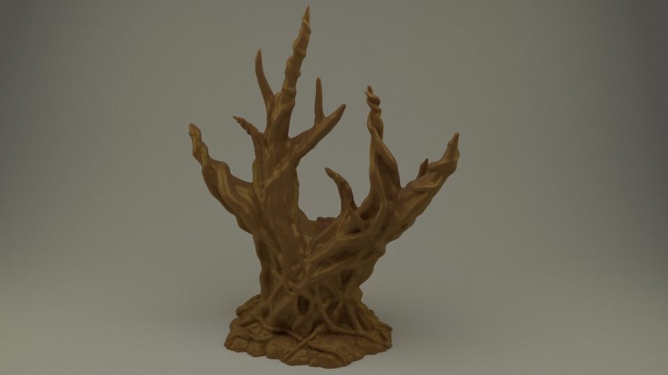 Old tree 3D print model_1