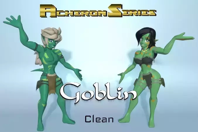 Acheron Goblin Clean Low-poly 3D model