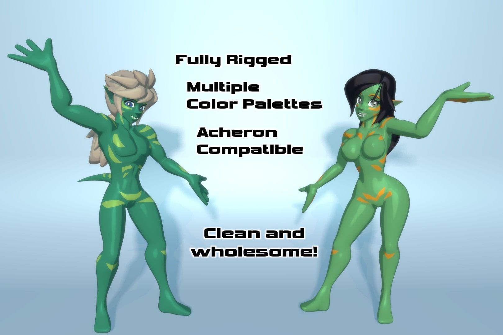 Acheron Goblin Clean Low-poly 3D model_1