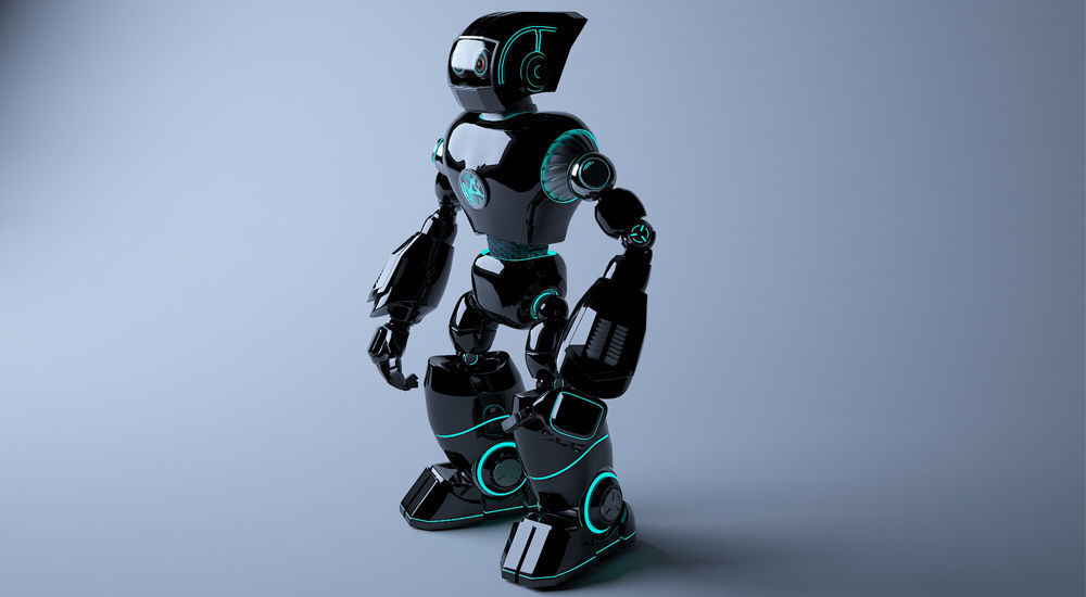 Space Robot 2 3D model_18