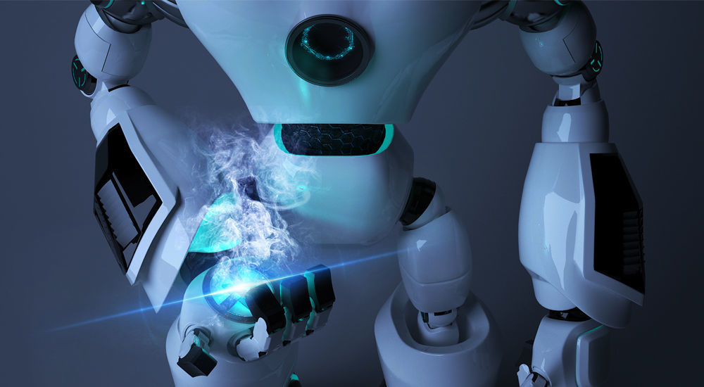 Space Robot 2 3D model_4