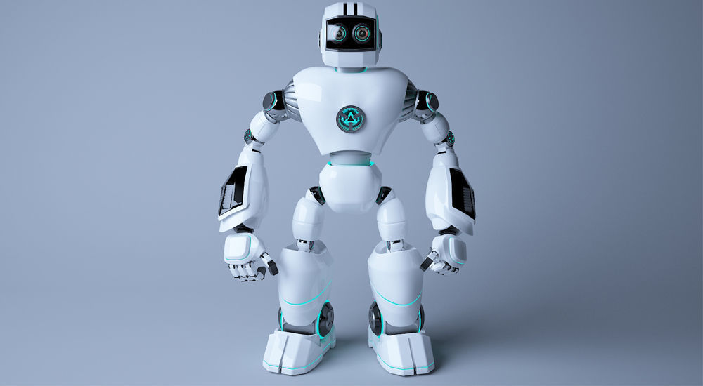 Space Robot 2 3D model_9