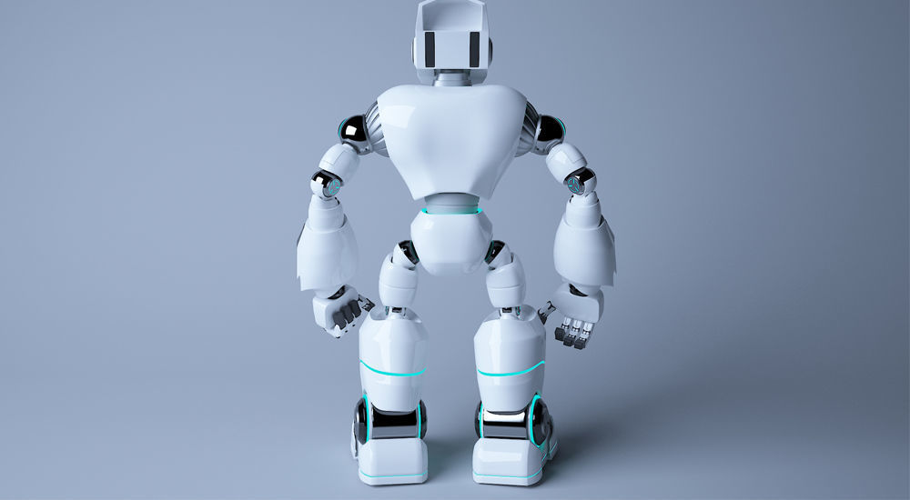 Space Robot 2 3D model_14