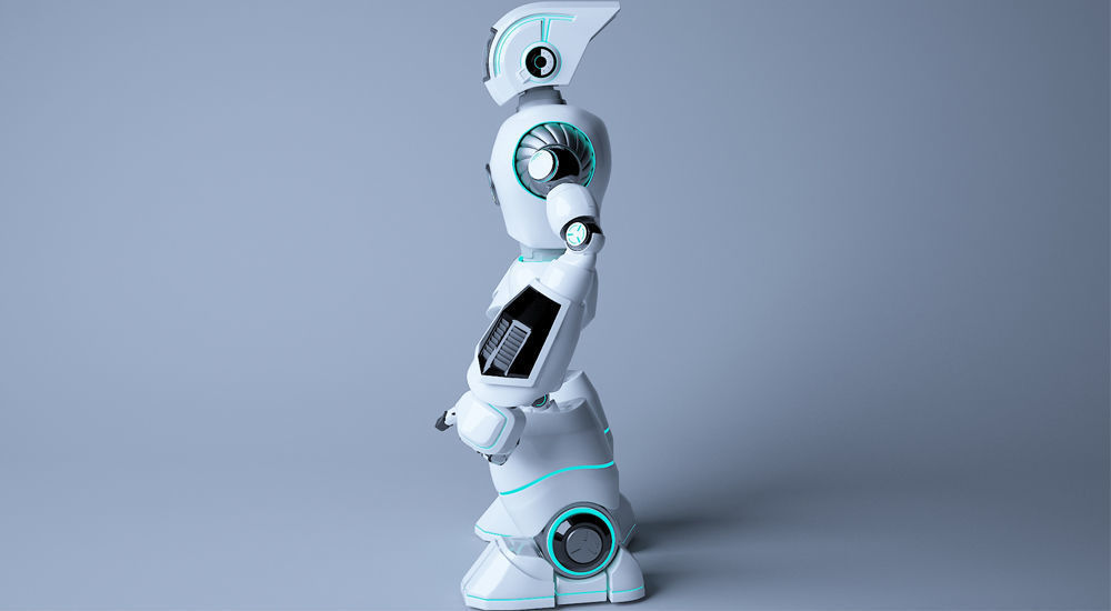 Space Robot 2 3D model_12