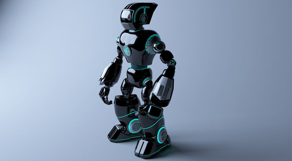 Space Robot 2 3D model_3