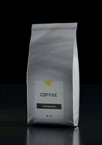 Coffee bag big pack 3D model