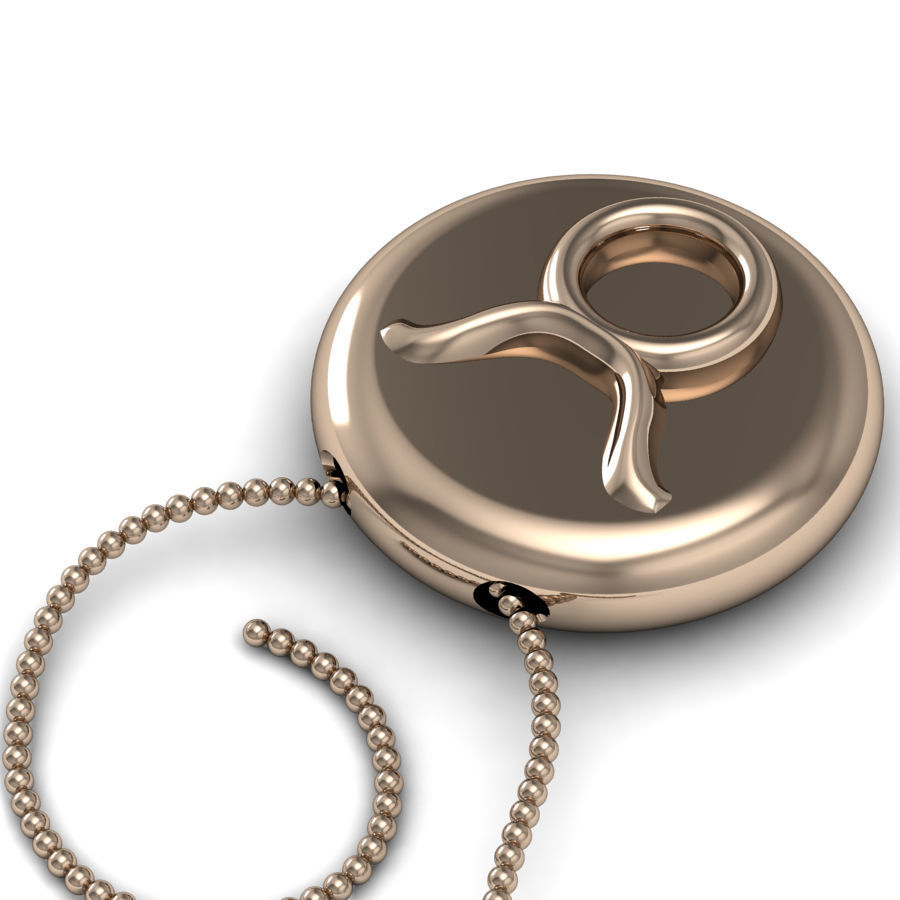 Taurus pendant 001 3d model 3D print model_8