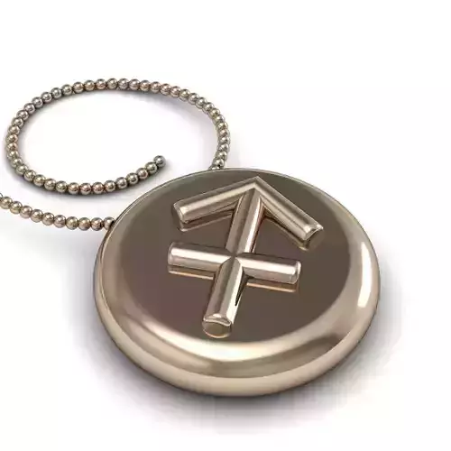 Sagittarius pendant 001 3d model