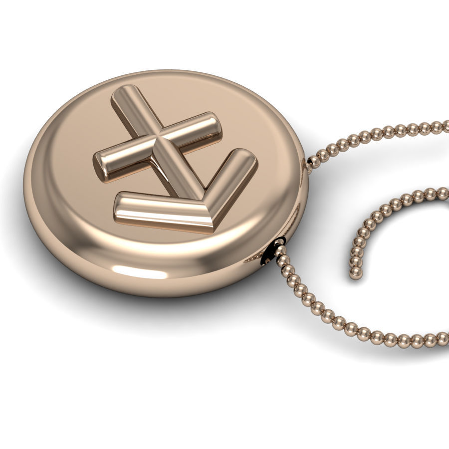 Sagittarius pendant 001 3d model 3D print model_5