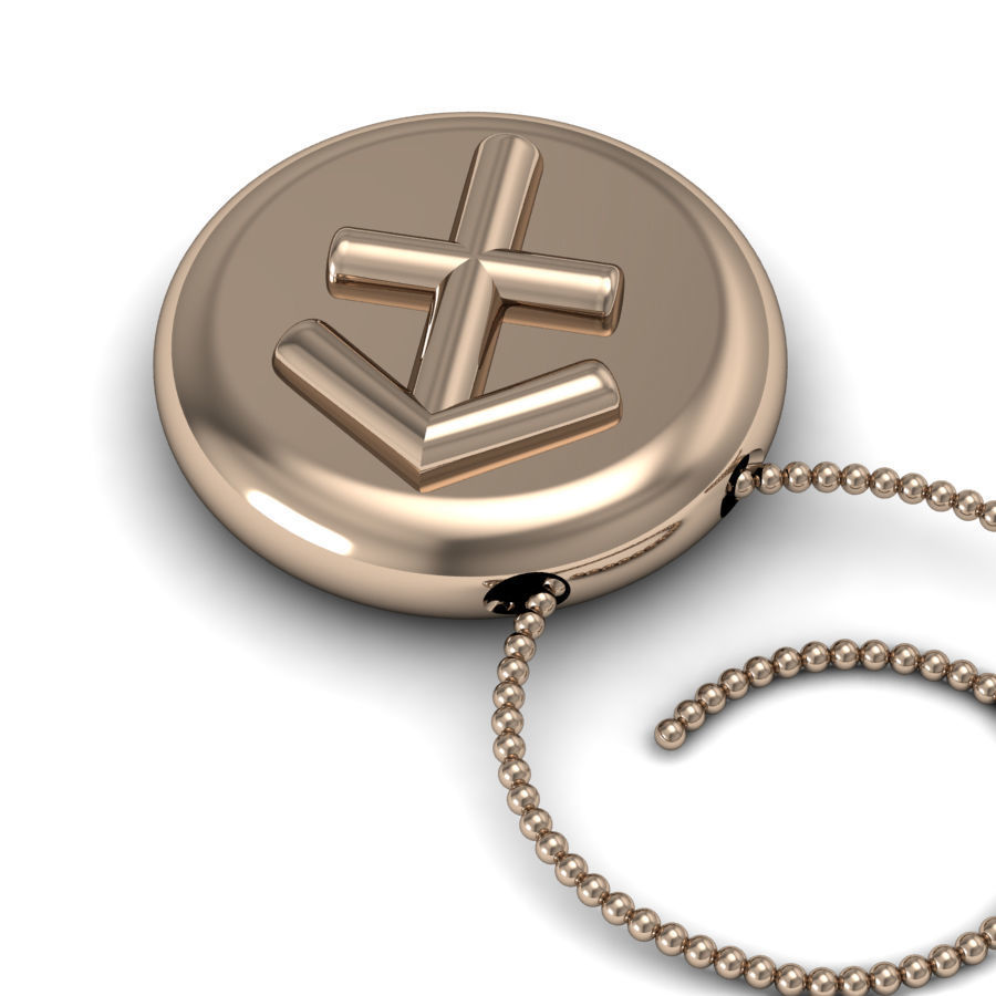 Sagittarius pendant 001 3d model 3D print model_6