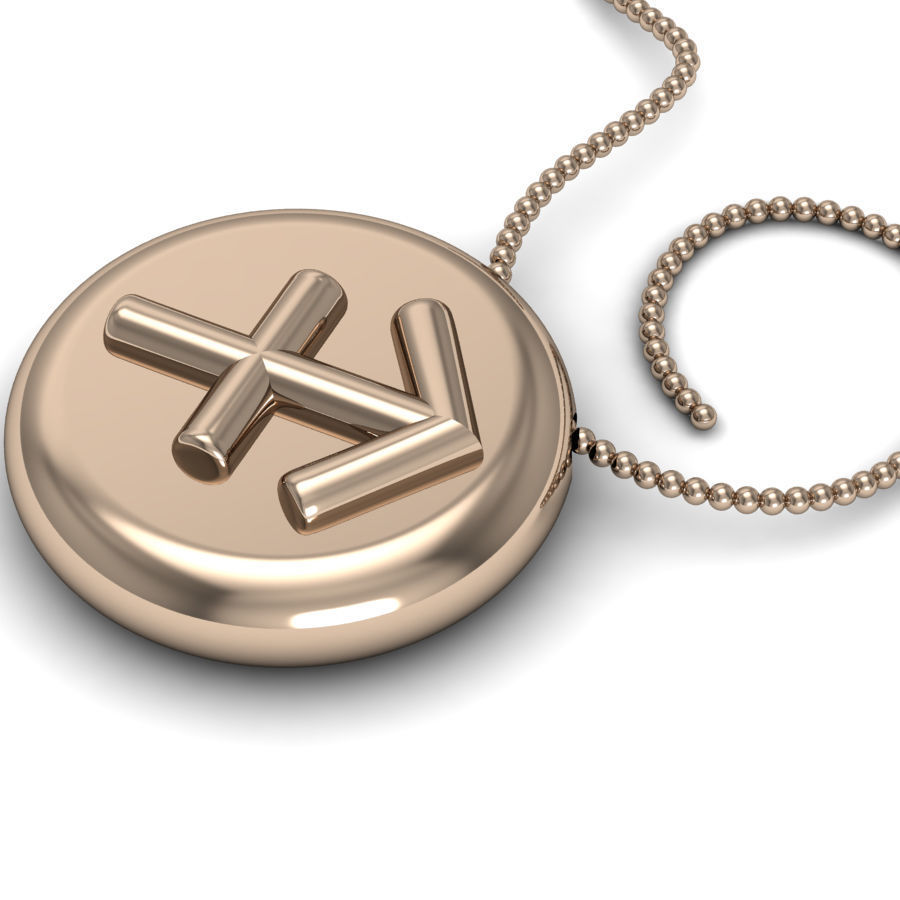 Sagittarius pendant 001 3d model 3D print model_4
